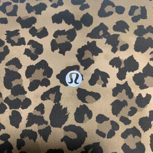 Lululemon NWT lululemon Align No Lin High-Rise Short 6" size 6 True Leopard Mult - Picture 6 of 11